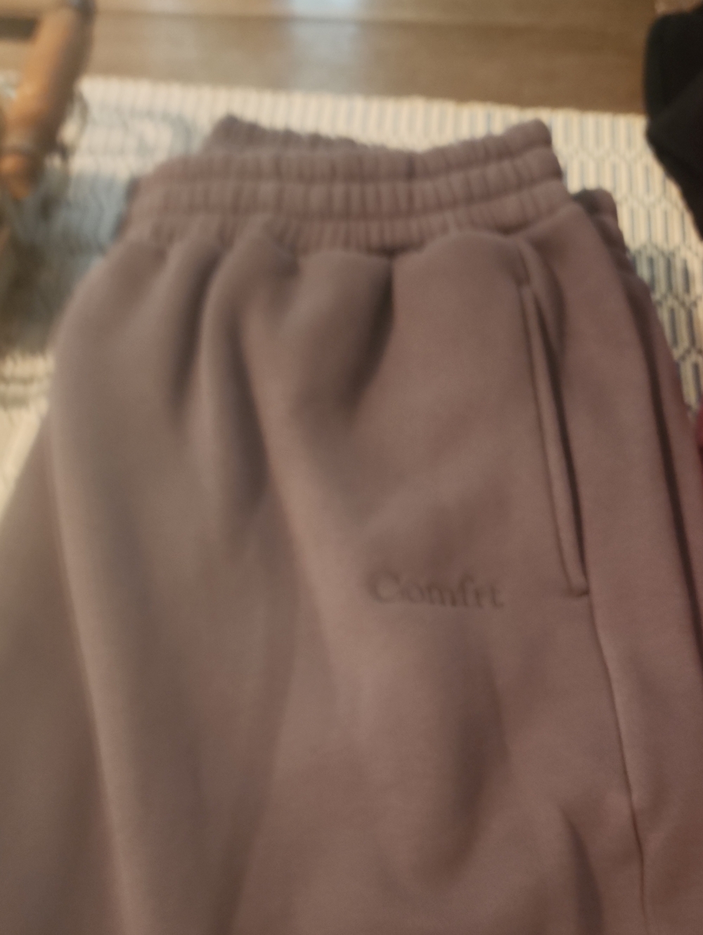 Comfort Branded Mauve Women’s Jogger Pants